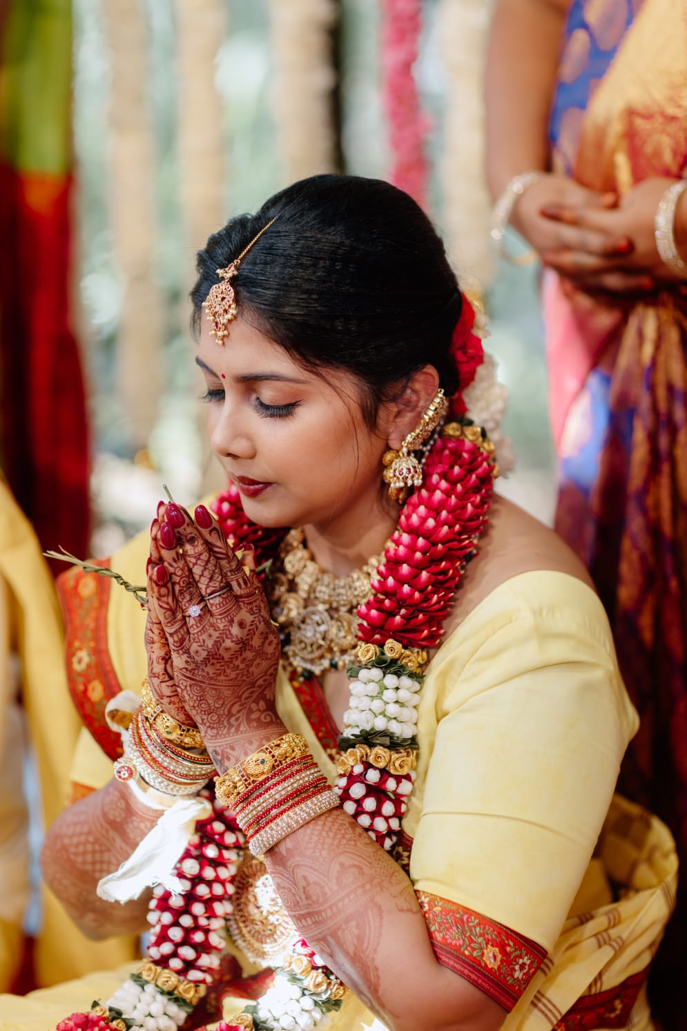 Bride with Intricate Henna