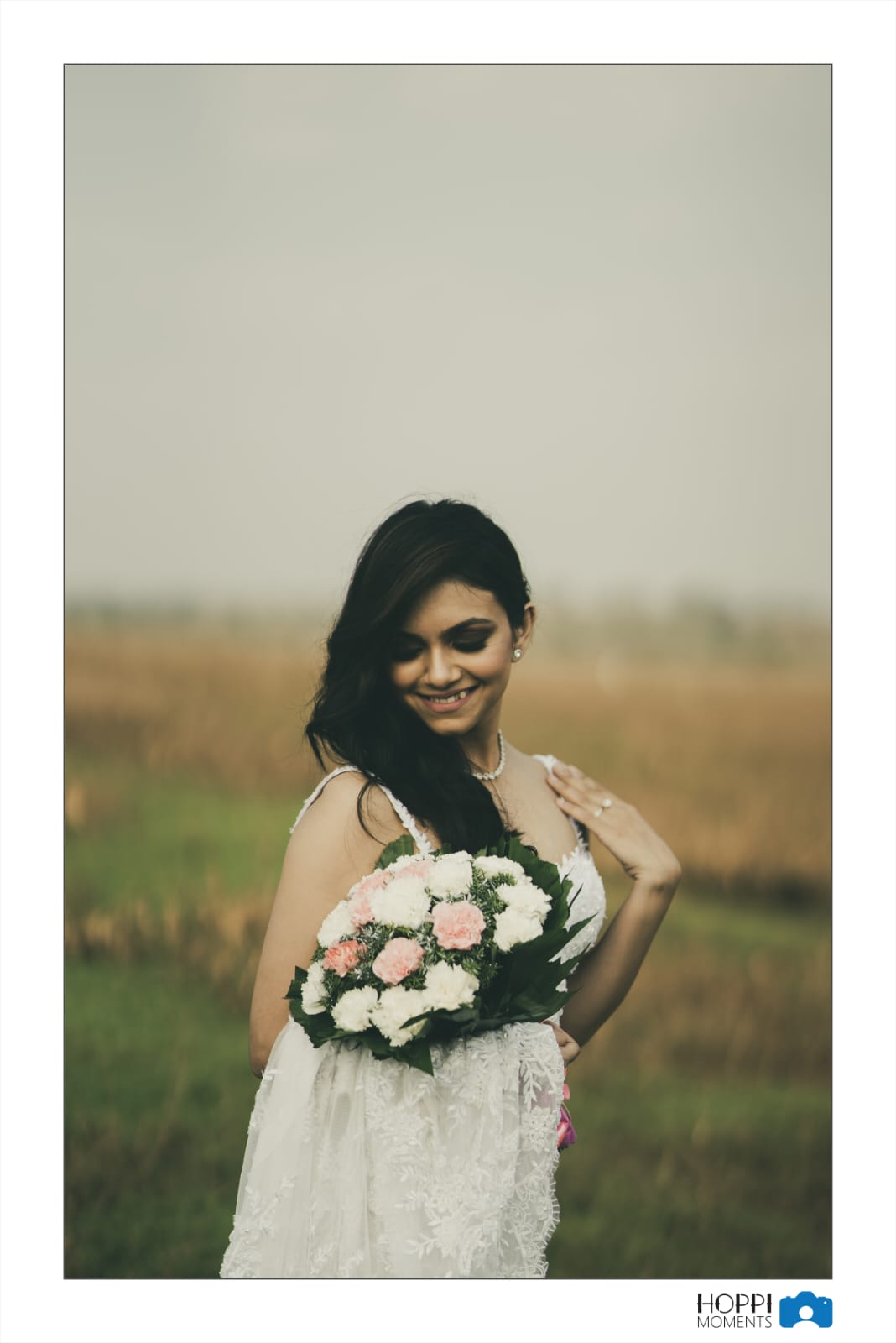 Outdoor Bridal with Bouquet