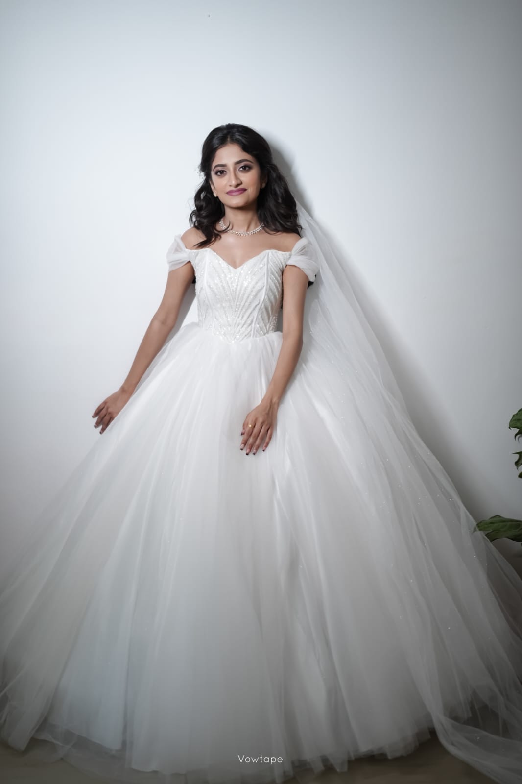 White Ball Gown Bridal